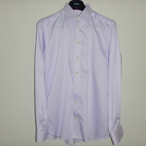 Great Light Pink & White Stripped ETON Dress Shirt
